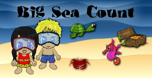 Big Sea Count preschool Games Fun4TheBrain Thumbnail