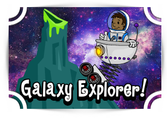 Galaxy Explorer subtraction Games Fun4TheBrain Thumbnail